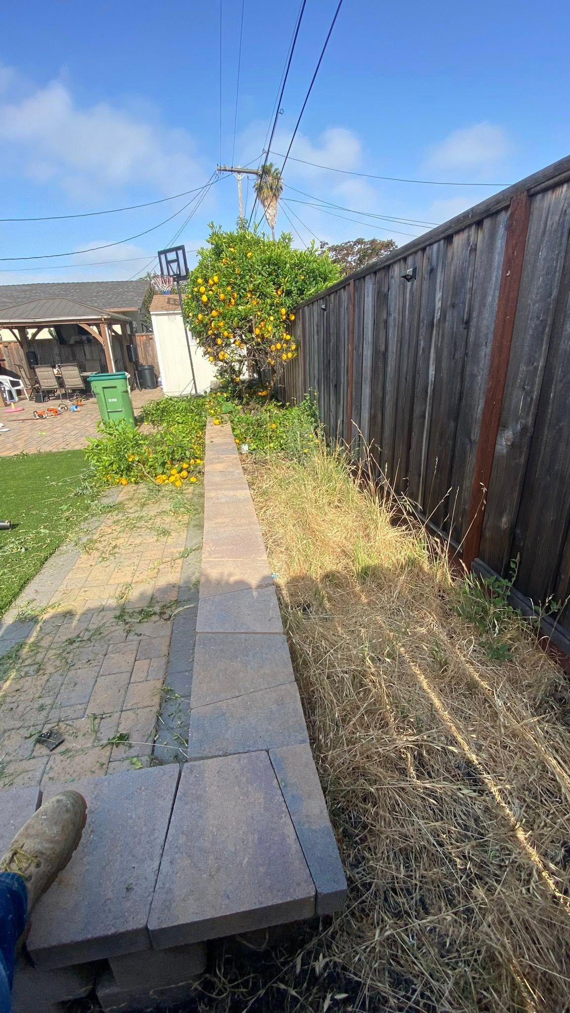 Before and after example - before